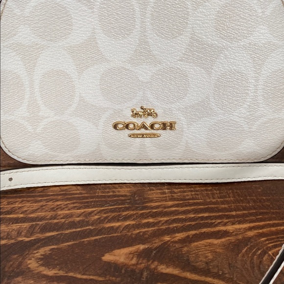 Coach Ivory Leather Crossbody Bag - Picture 2 of 14